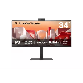 LG 34BA85QE-B počítačový monitor 86,4 cm (34 palcov) 3440 x 1440 pixelov Wide Quad HD LCD čierny