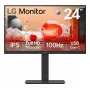 LG 24BA750-B počítačový monitor 60,5 cm (23,8 palcov) 1920 x 1080 pixelov Full HD LCD čierny