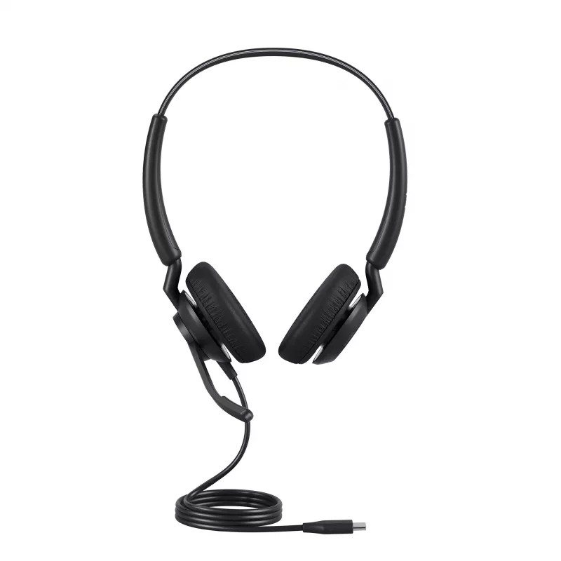 Jabra Engage 40 - USB-C UC stereo, káblový, kancelária/call centrum, 63 g, headset, čierna