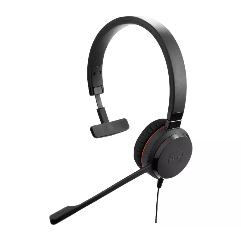 Jabra Evolve 20SE UC mono, káblový, kancelária/call centrum, 150 - 7000 Hz, 142 g, headset, čierna