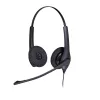 Jabra BIZ 1500 Duo káblový USB headset, potlačenie hluku, širokopásmový zvuk do 6800 Hz, kancelária/call centrum, 73 g, čierny