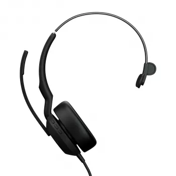 Jabra Evolve2 50 – USB-A MS Mono, káblový, 20 – 20000 Hz, kancelária/call centrum, 127 g, headset, čierna