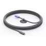 USB kábel Logitech 952-000195 USB 3.2 Gen 2 5 m USB-C grafitová fialový