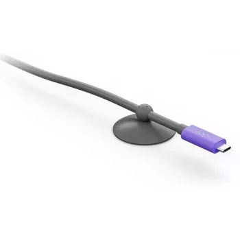 USB kábel Logitech 952-000195 USB 3.2 Gen 2 5 m USB-C grafitová fialová