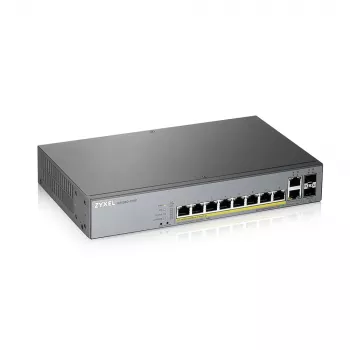 Zyxel GS1350-12HP-EU0101F sieťový switch Managed L2 Gigabit Ethernet (10/100/1000) Power over Ethernet (PoE) sivý