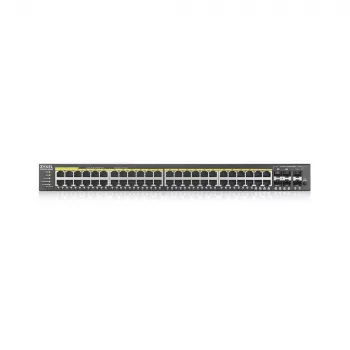 Zyxel GS2220-50HP-EU0101F sieťový switch Managed L2 Gigabit Ethernet (10/100/1000) Power over Ethernet (PoE) čierny
