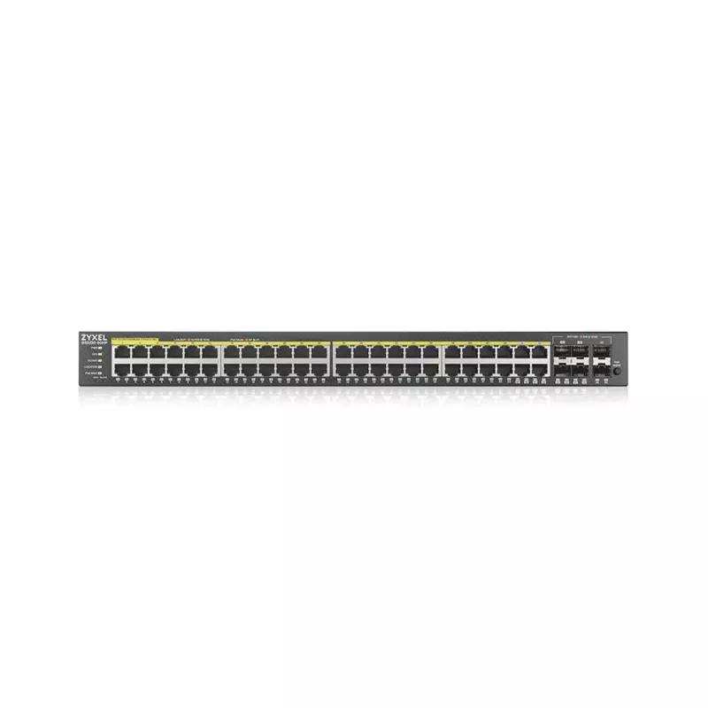 Zyxel GS2220-50HP-EU0101F sieťový switch Managed L2 Gigabit Ethernet (10/100/1000) Power over Ethernet (PoE) čierny