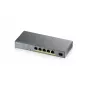 Zyxel GS1350-6HP-EU0101F sieťový switch Managed L2 Gigabit Ethernet (10/100/1000) Power over Ethernet (PoE) sivý