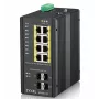 Zyxel RGS200-12P Managed L2 Gigabit Ethernet (10/100/1000) Power over Ethernet (PoE) čierny
