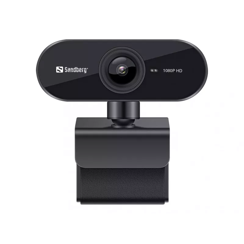 Sandberg USB webkamera Flex 1080P HD, 2 MP, 1920 x 1080 pixelov, Full HD, 30 fps, USB, čierna