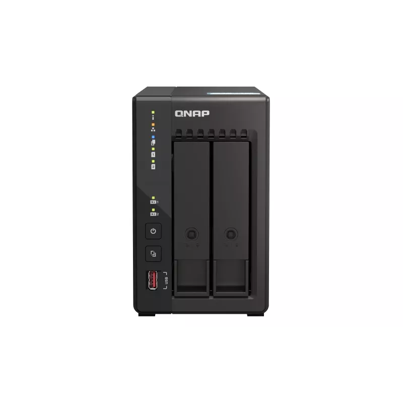 QNAP TS-253E NAS Tower Intel® Celeron® J6412 8 GB 0 TB QNAP QTS čierny