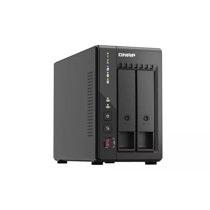 QNAP TS-253E NAS Tower Intel® Celeron® J6412 8 GB 0 TB QNAP QTS čierny
