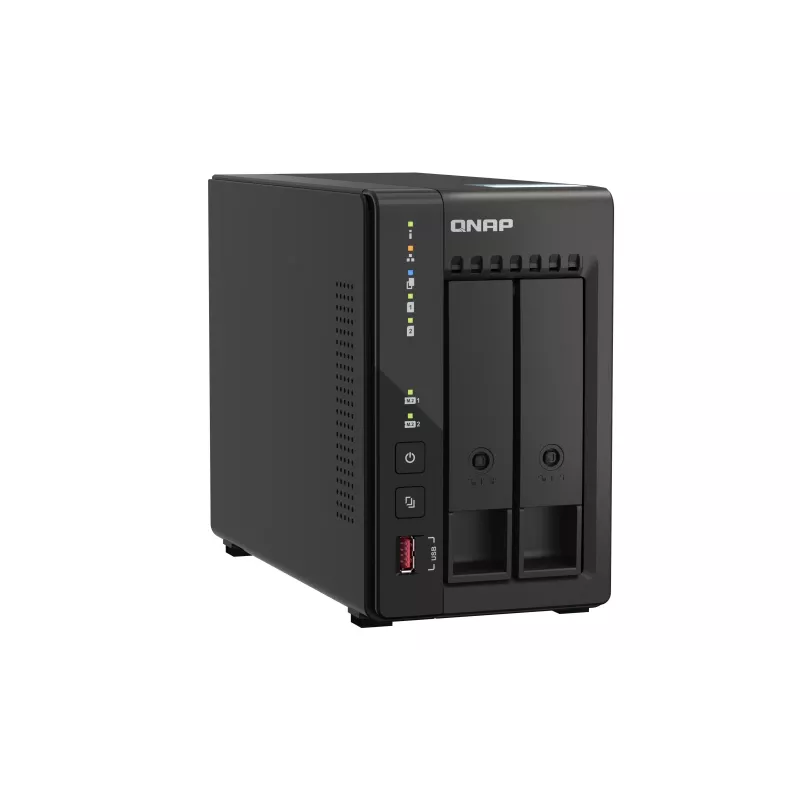 QNAP TS-253E NAS Tower Intel® Celeron® J6412 8 GB 0 TB QNAP QTS čierny