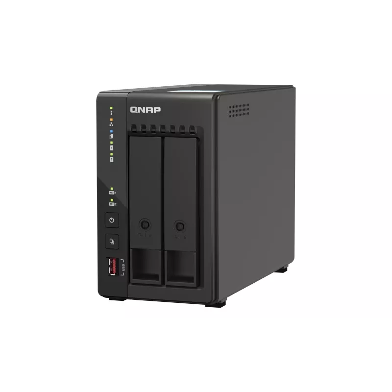 QNAP TS-253E NAS Tower Intel® Celeron® J6412 8 GB 0 TB QNAP QTS čierny