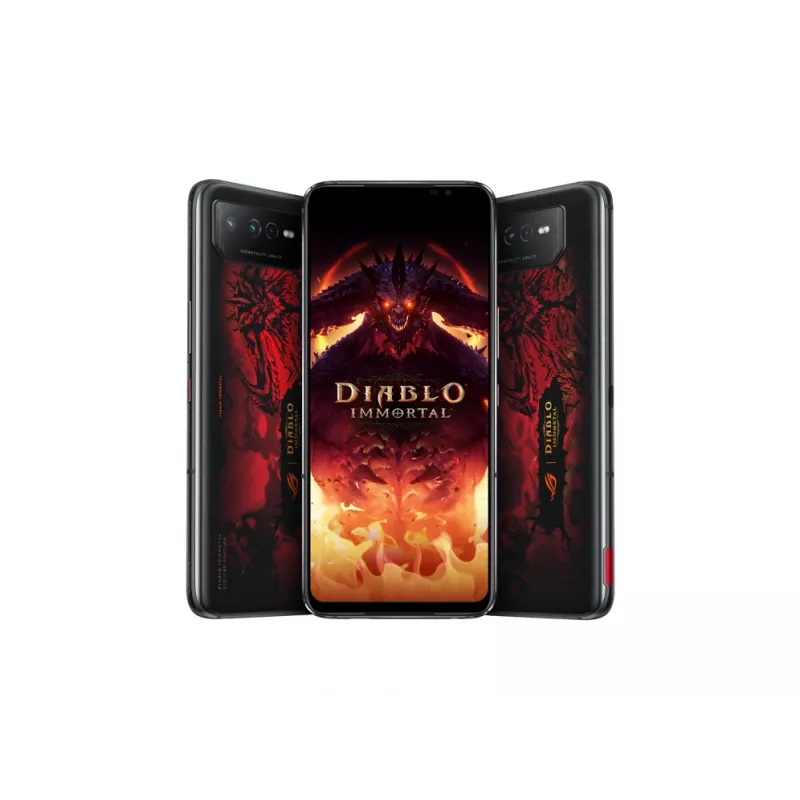ASUS ROG Phone 6 Diablo Immortal Edition 17,2 cm (6,78 inch) Dual SIM Android 12 5G USB Type-C 16 GB 512 GB 6000 mAh čierna, červená