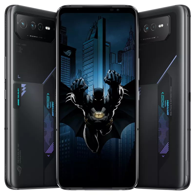 ASUS ROG Phone 6D Batman Edition, 12 GB/256 GB, 6,78 palca, Night Black