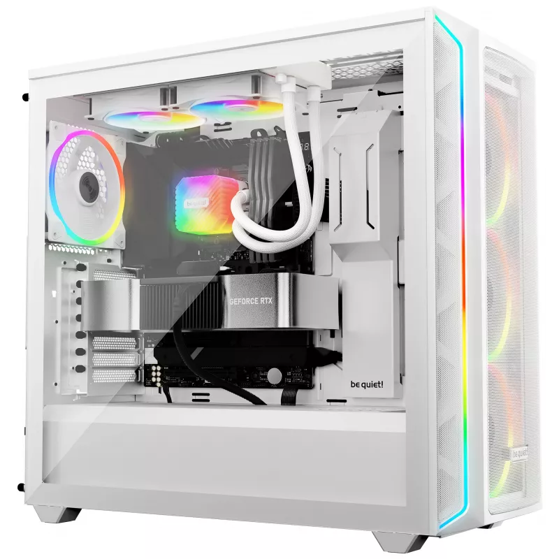 be quiet! LIGHT LOOP 240mm White procesorový all-in-one kvapalinový chladič 12 cm 1 ks