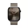 APPLE Watch Series 10 GPS + Cellular 46mm puzdro Natural Titanium s Natural Milanese Loop - S/M