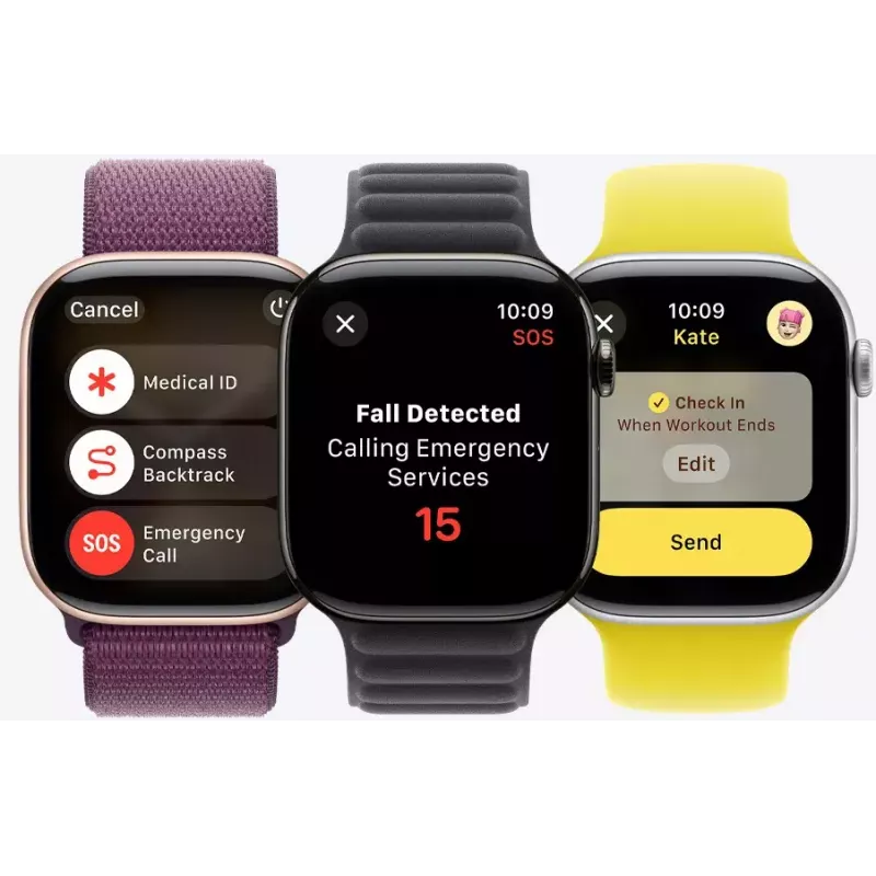 Smartwatch Apple Watch Series 10 GPS + Cellular 46mm puzdro Slate Titanium so Slate Milanese Loop - S/M