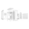 PC skriňa be quiet! LIGHT BASE 900 DX biela Full Tower — podpora ATX/EATX, sklenený bočný panel, Multi-RGB, max. GPU 495 mm, výška CPU chladiča 190 mm