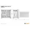 PC skriňa be quiet! LIGHT BASE 900 DX biela Full Tower — podpora ATX/EATX, sklenený bočný panel, Multi-RGB, max. GPU 495 mm, výška CPU chladiča 190 mm