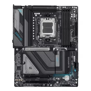 GIGABYTE X870 GAMING X WIFI7 základná doska - podporuje AMD Ryzen 9000 CPU, 16+2+2 fáz VRM, až do 8000 MHz DDR5 (OC), 1xPCIe 5.0 + 2xPCIe 4.0, Wi-Fi 7, 2.5GbE LAN, USB 4