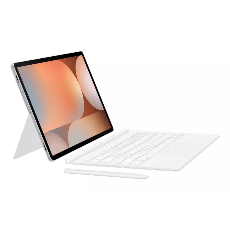Samsung EF-DX825 QWERTZ nemecká Pogo Pin biela