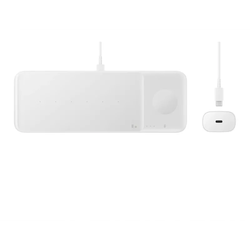 Samsung Wireless Charger Trio Headset, Smartphone, Smartwatch biela USB Wireless Charging Fast Charging Indoor
