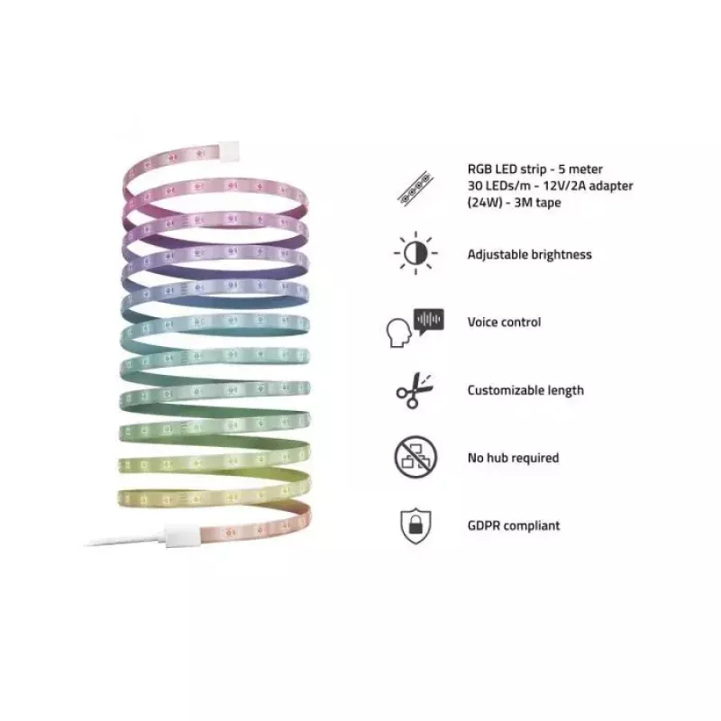Smart pásik svetla Hombli LED Strip RGB 5m