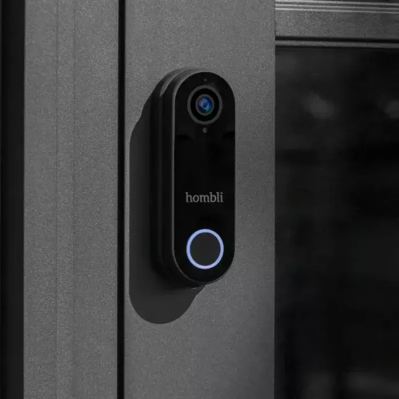 Smart zvonček Hombli Pack čierna biela IP65 bezdrôtový 1080p