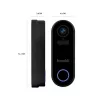 Smart zvonček Hombli Pack čierna biela IP65 bezdrôtový 1080p