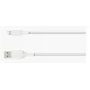 BELKIN Lightning na USB-A kábel, pletený, 1 m, biely