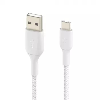 USB kábel Belkin BoostCharge CAB002BT2MWH 2 m USB A na USB C biely