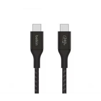 BELKIN USB kábel - Boostcharge - USB-C na USB-C kábel 240 W - 1 m - čierny