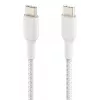 USB kábel Belkin CAB004BT1MWH2PK USB 2.0 1 m USB C biely
