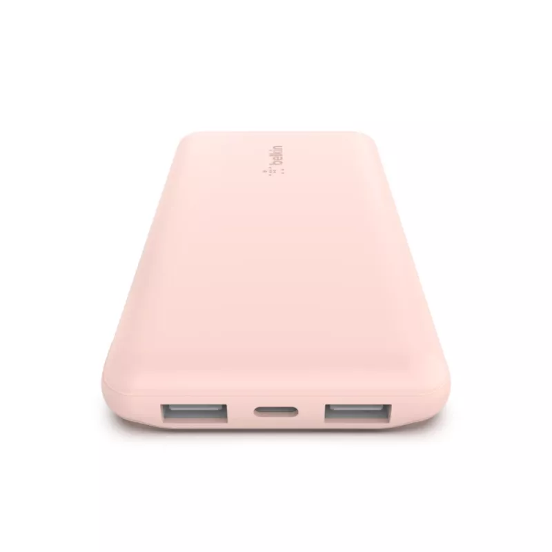 BELKIN 10k mAh power banka USB-C/USB-A 15W – ružová