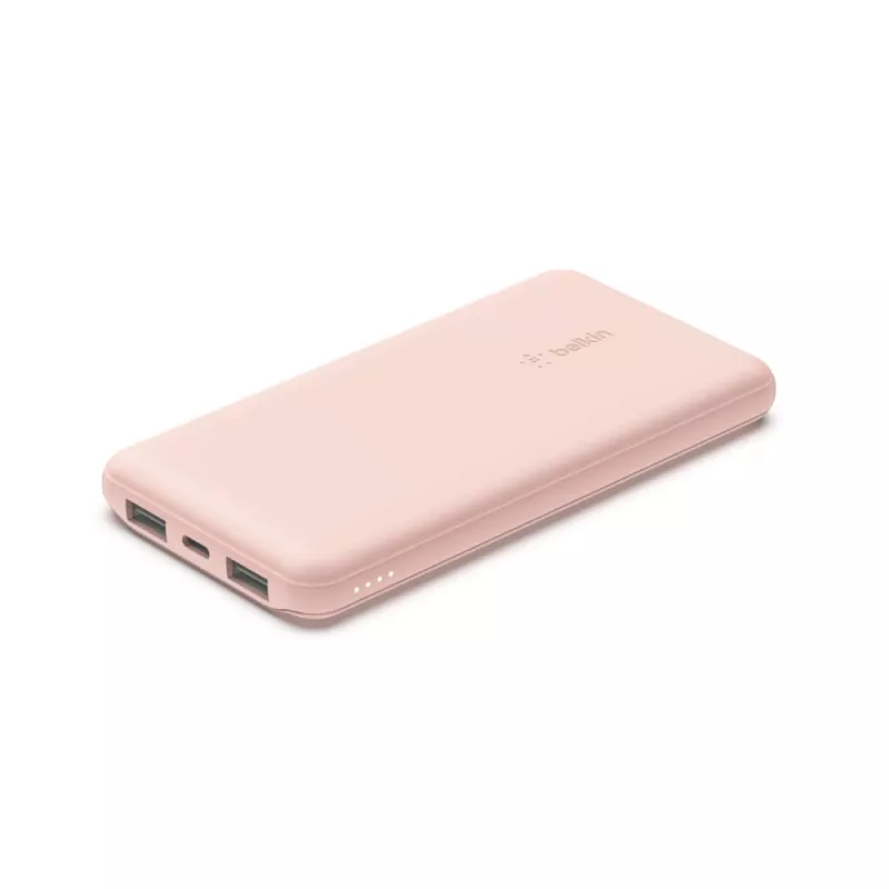 BELKIN 10k mAh power banka USB-C/USB-A 15W – ružová