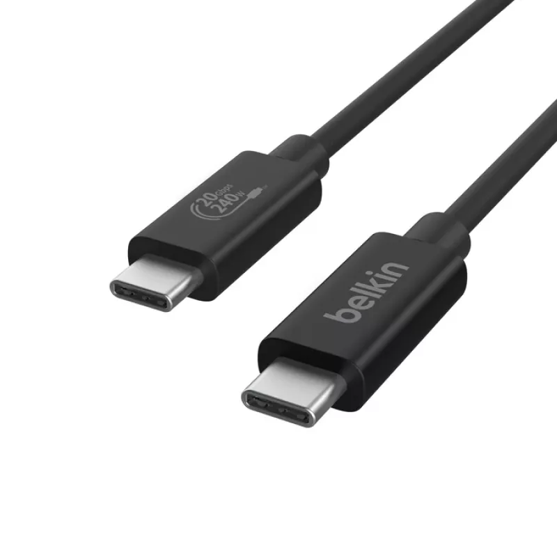USB kábel Belkin INZ004BT2MBK USB4 Gen 2x2 2 m USB-C čierny