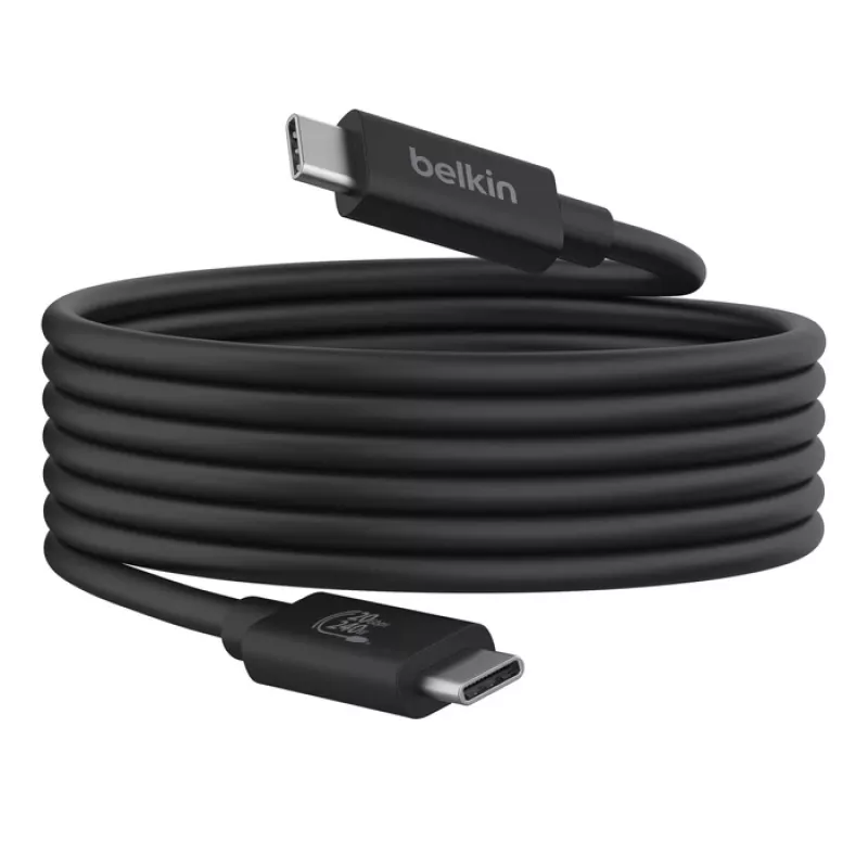 USB kábel Belkin INZ004BT2MBK USB4 Gen 2x2 2 m USB-C čierny