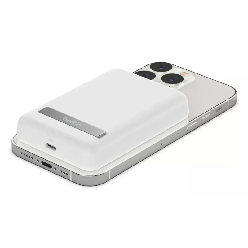 BELKIN magnetická bezdrôtová power banka 5000 mAh biela