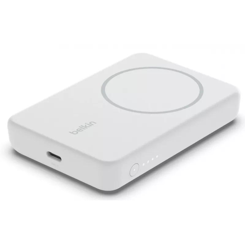 BELKIN magnetická bezdrôtová power banka 5000 mAh biela
