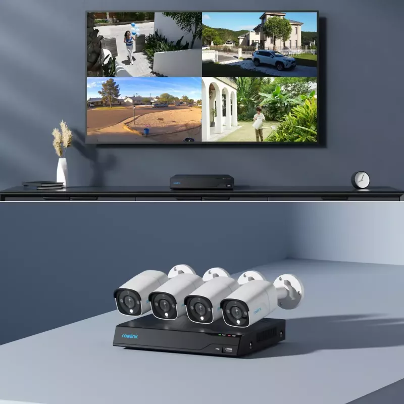 Reolink NVS8-8MB4 (PS4KB01-8) PoE kamerový set, 8-kanálový NVR s 2 TB HDD + 4 kamery, 8 MP 4K (3840x2160)
