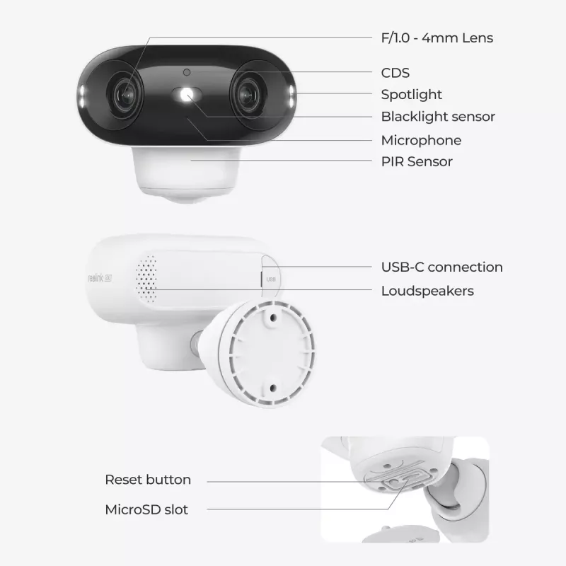 IP bezpečnostná kamera Reolink Argus Series B740X IP66
