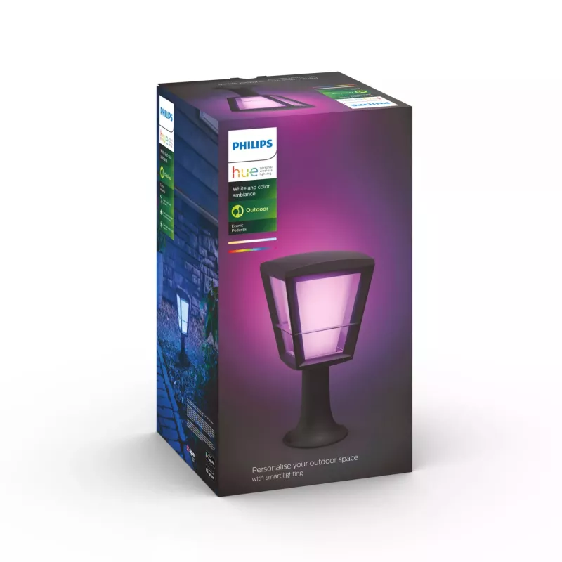 Philips Hue White and colour ambience Econic Outdoor stojanové svietidlo