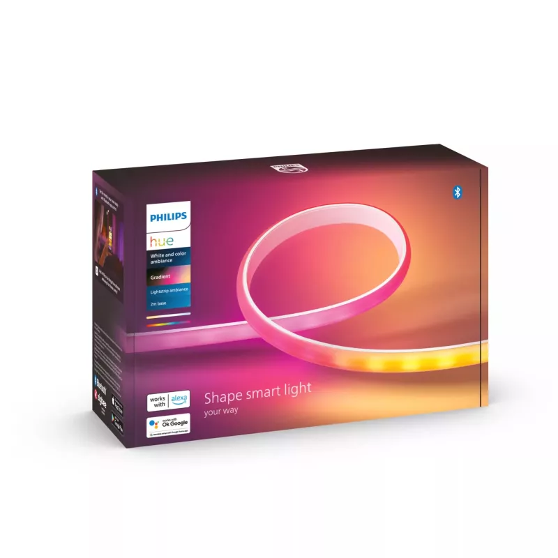 Philips Hue Gradient Lightstrip 2 m základná sada, biele a farebné ambientné svetlo