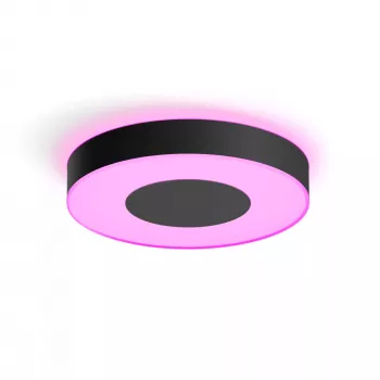 Smart stropné svietidlo Philips Hue Infuse large čierna – White and Color Ambiance, Bluetooth, Ø425×86 mm, 50–60 Hz