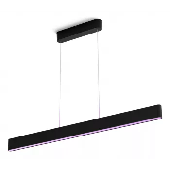 Smart závesné svietidlo Philips Hue Ensis čierna Bluetooth – závesná lampa, 220–240 V, 1299×90×40 mm