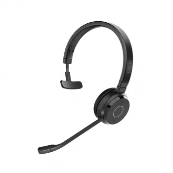 Jabra Evolve 65 TE - Link390a UC Mono, káblové & bezdrôtové, 20 - 20000 Hz, kancelária/call centrum, 75 g, headset, čierna