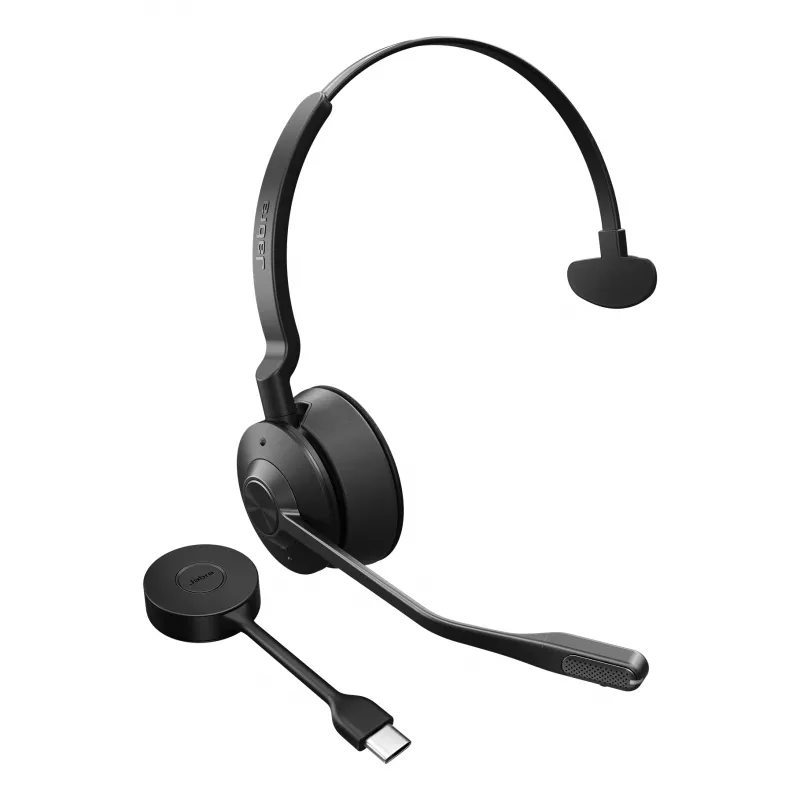 Jabra Engage 55 SE - USB-C UC Mono, EMEA/APAC, bezdrôtový, 40 - 16000 Hz, kancelária/call centrum, 57 g, headset, čierna
