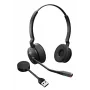 Jabra Engage 55 SE - USB-A UC Stereo, EMEA/APAC, bezdrôtový, 40 - 16000 Hz, kancelária/call centrum, 83 g, headset, čierna